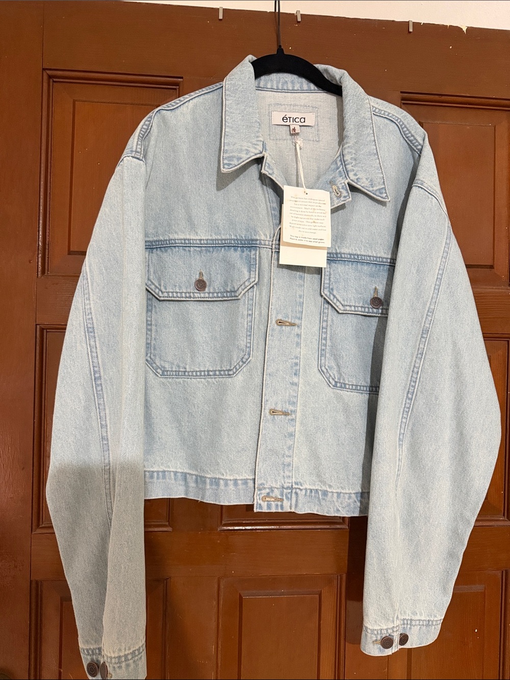 Etica Light Blue Denim Jean Jacket